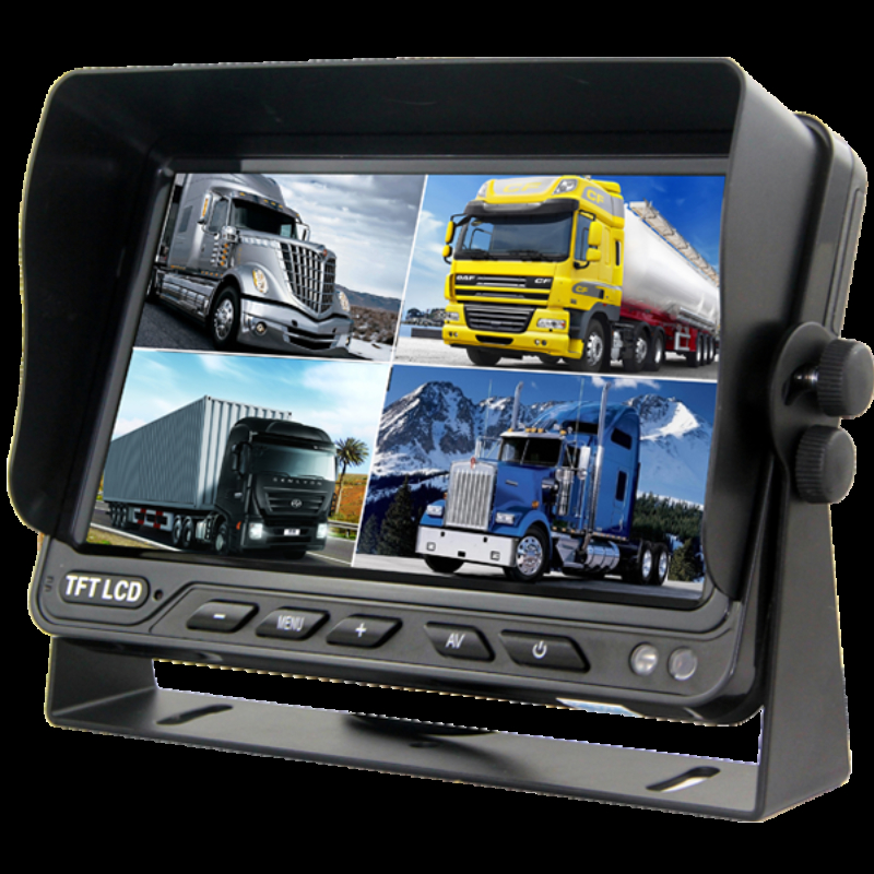 9 inch quad HD monitor with DVR function