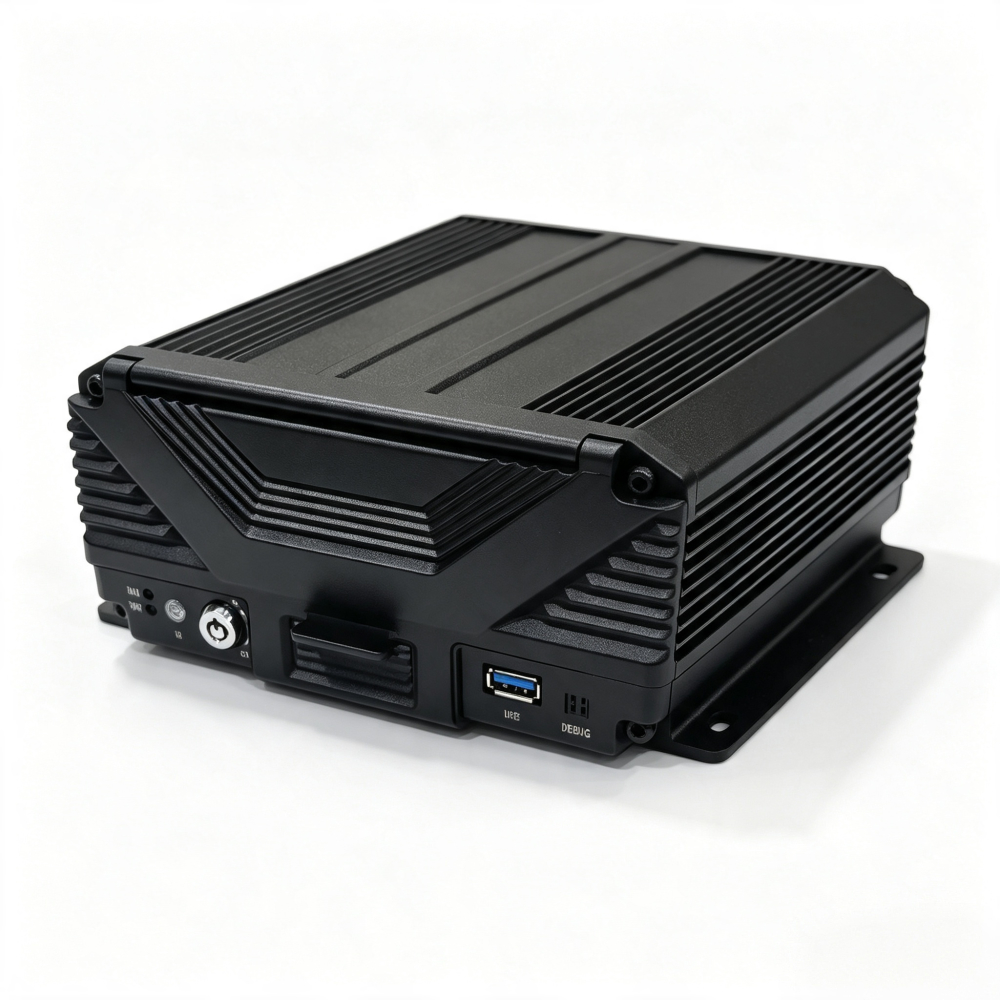 8 channel AI Mobile DVR with ADAS DMS BSD Dual HDD-Model: E9008AW-AI